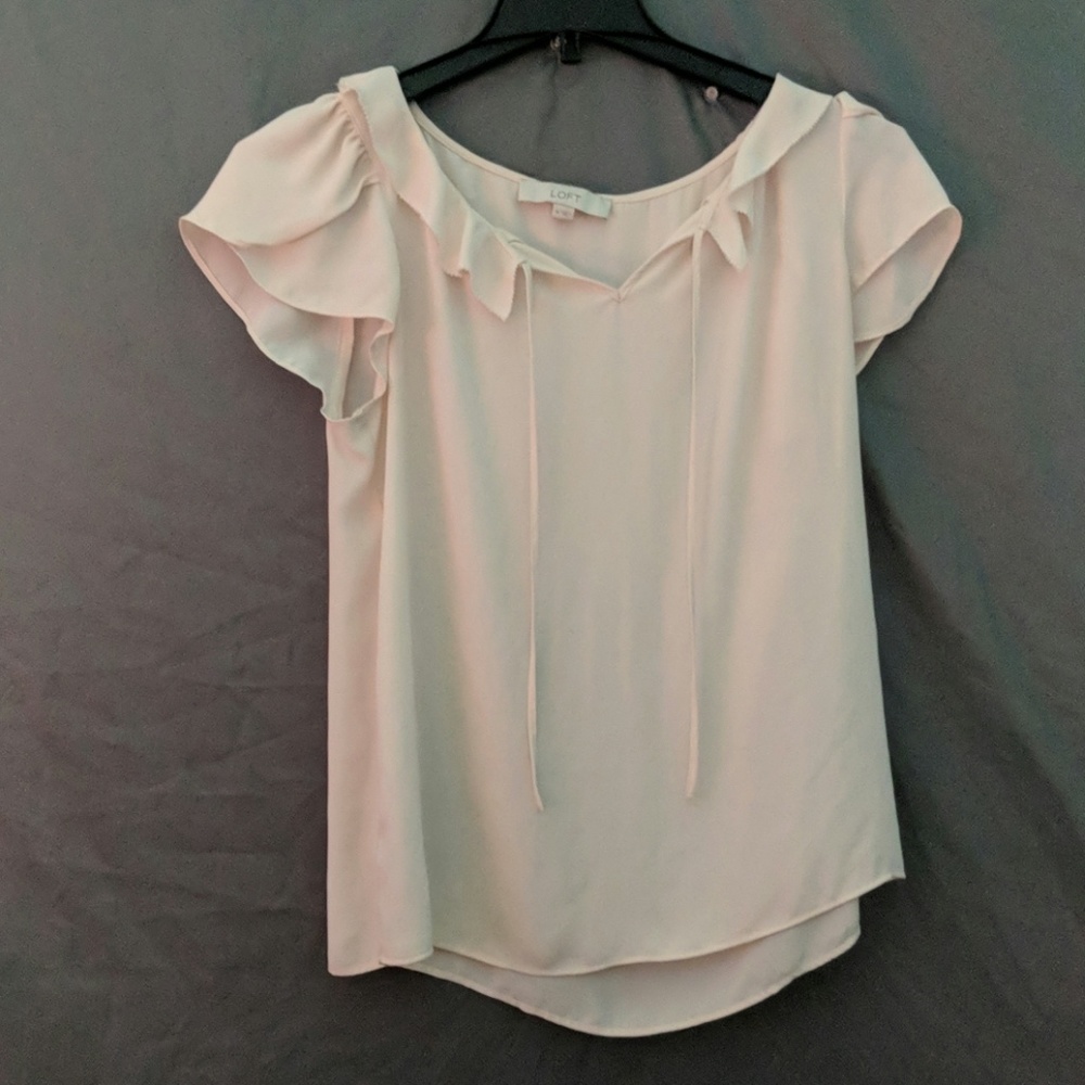 Loft tan shirt